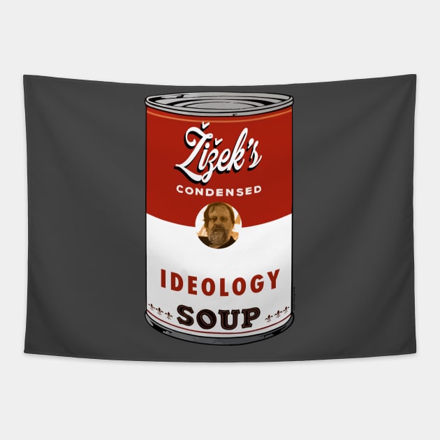 Zizek Soup Tapestry by chilangopride