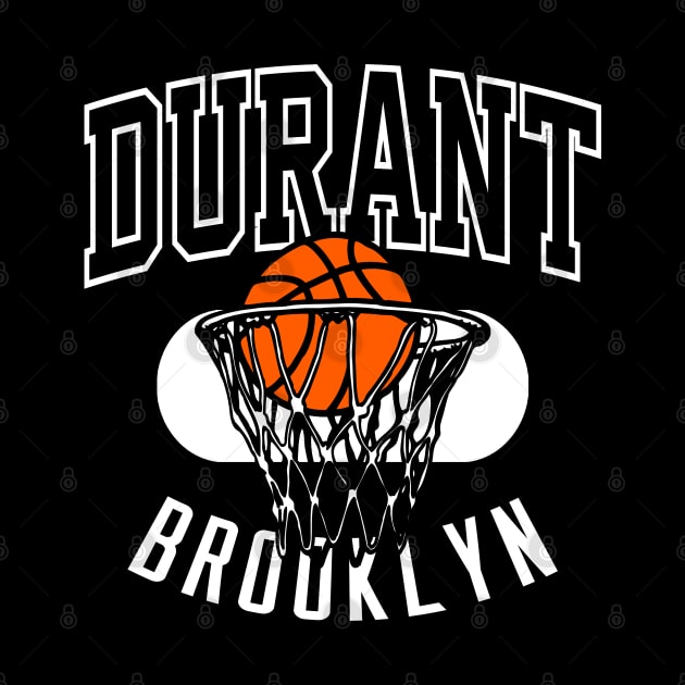 Brooklyn Retro Basketball Durant by funandgames