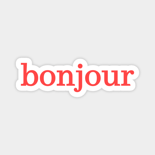 Bonjour Magnet by RedRock