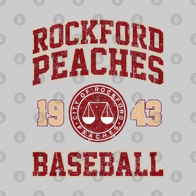 Rockford Peaches Baseball (Variant) by huckblade