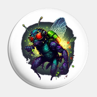 Super Hero Fly Pin