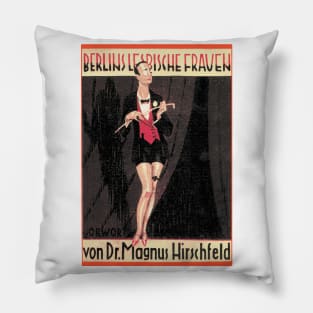 Berlins Lesbiche Frauen - Lesbian Guide to Gay Bars and Clubs (Pre WWII) - Cover Art Pillow