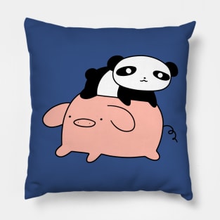 Panda and Piggy Pillow