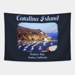 Catalina Island, Avalon Bay California Tapestry