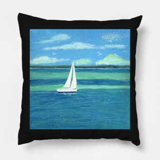 Just give me a sailboat Pillow