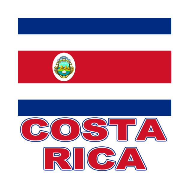 The Pride of Costa Rica - Costa Rican Flag Design by Naves