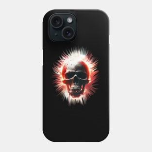 Flaming Skull Phone Case