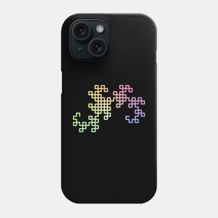 Dragon Curve Fractal Phone Case