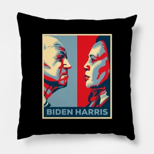 joe biden kamala harris 2020 (hope poster remake) Pillow