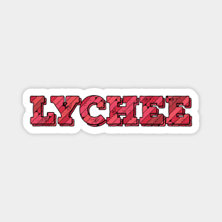 Lychee Fruit Name Magnet