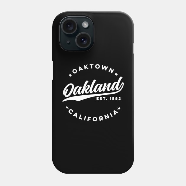 Vintage Oakland California Oaktown USA Love American City Phone Case by DetourShirts
