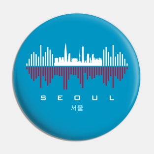 Seoul (서울) Soundwave Pin