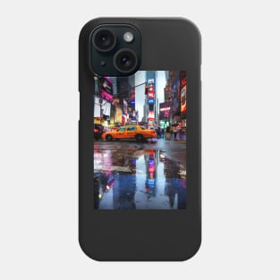 Times Square Puddle Phone Case