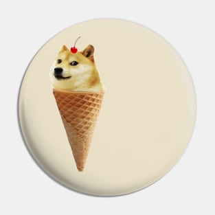 Doge Cream Pin