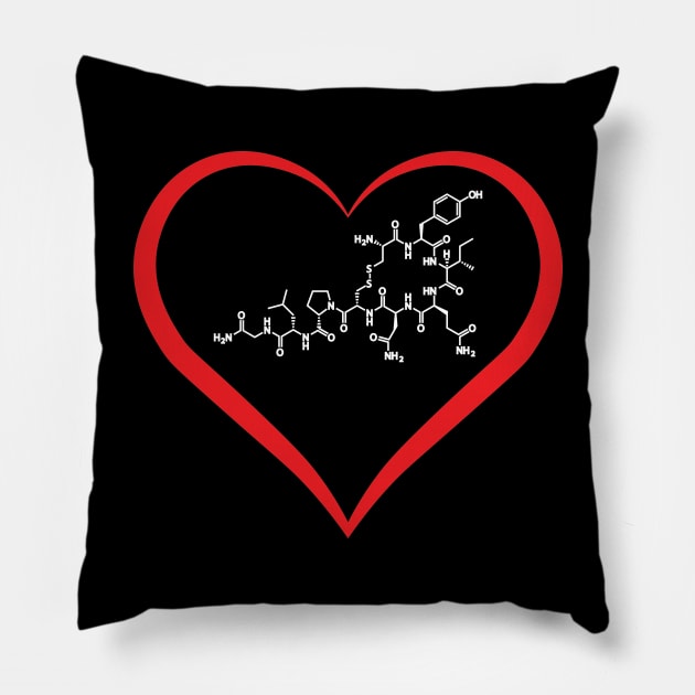 Oxytocin Love Hormone w/heart Pillow by Hornak Designs