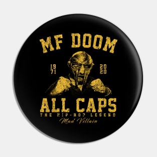 MF Doom Yellow Pin