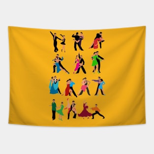 Dancing Couples Tapestry