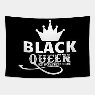 Black queen the most important piece in the game Tapestry