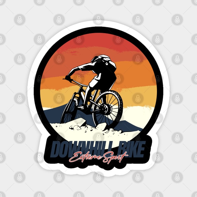 Downhill Bike Magnet by Wagum Std