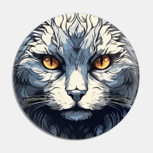 Evil cat Pin