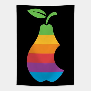 Pear Black Tapestry