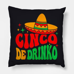 Tequila Party Cinco De Drinko Pillow