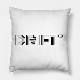 Drift Print Black Pillow