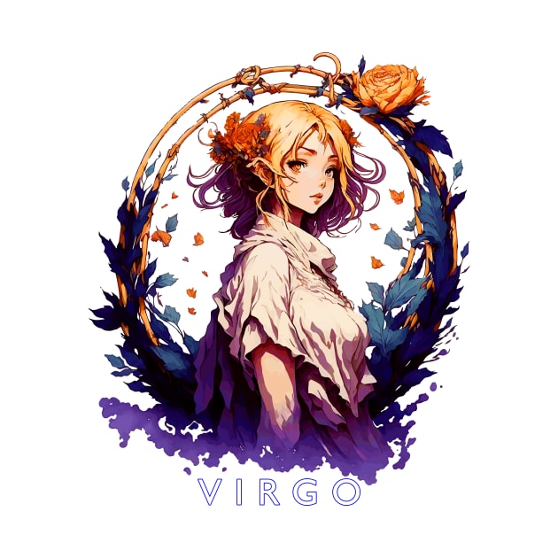 Zodiac sign Virgo T-shirt by Emotiondesign