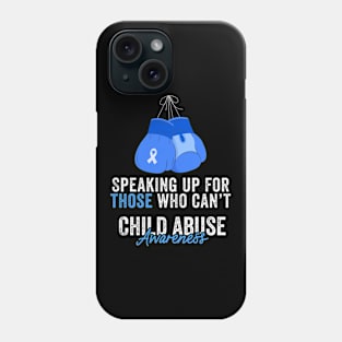 Child Abuse Prevention Awareness Month Blue Ribbon gift idea Phone Case