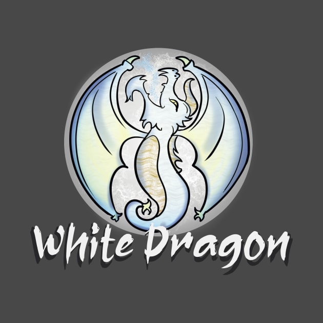 White Dragon by PorinArt