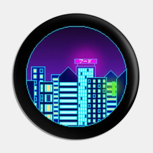 Pixel City Pin