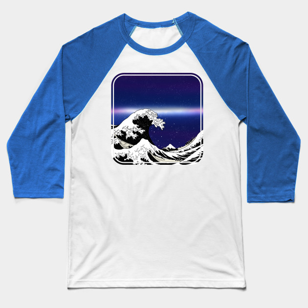 The Great Wave Off Kanagawa The Great Wave Baseball T Shirt