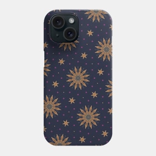 Galaxy Floral Pattern Phone Case