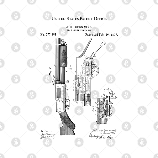 US Patent - Browning Winchester Pump Action Shotgun by Taylor'd Designs