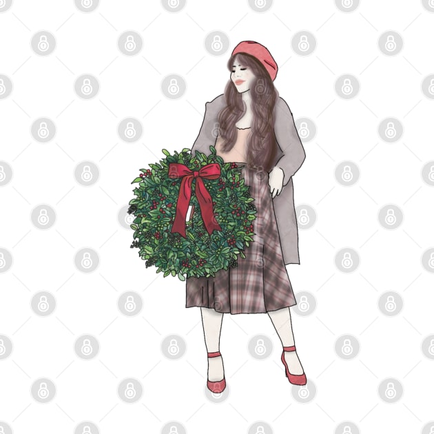 Christmas Wreath by piscoletters