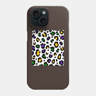 Mardi Gras Cheetah Print Phone Case