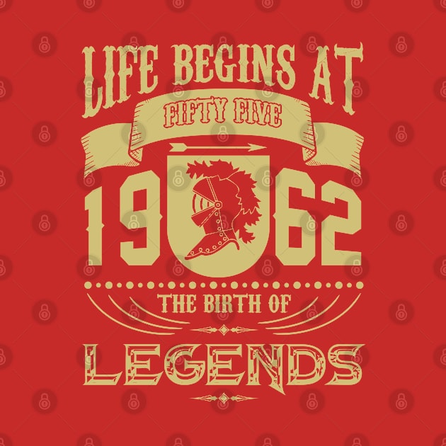 Life begins at 1962 The birth of Legends! by variantees