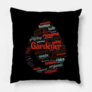 Gardner word cloud Pillow