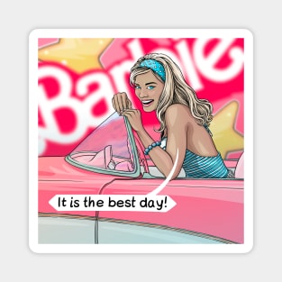 barbie the movie Magnet