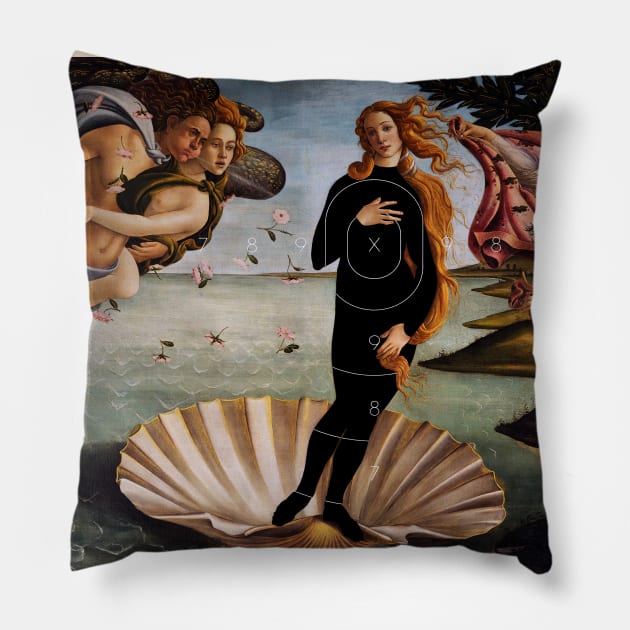 Birth of Venus Pillow by Risk Studio Los Angeles