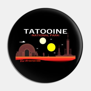 Visit Tatooine - National Park Retro Pin