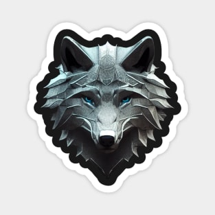 Wolf School - Silver Wolf II - Fantasy - Witcher Magnet