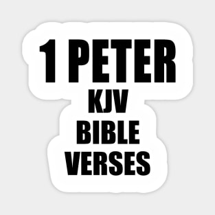 1 PETER KJV BIBLE VERSES Magnet