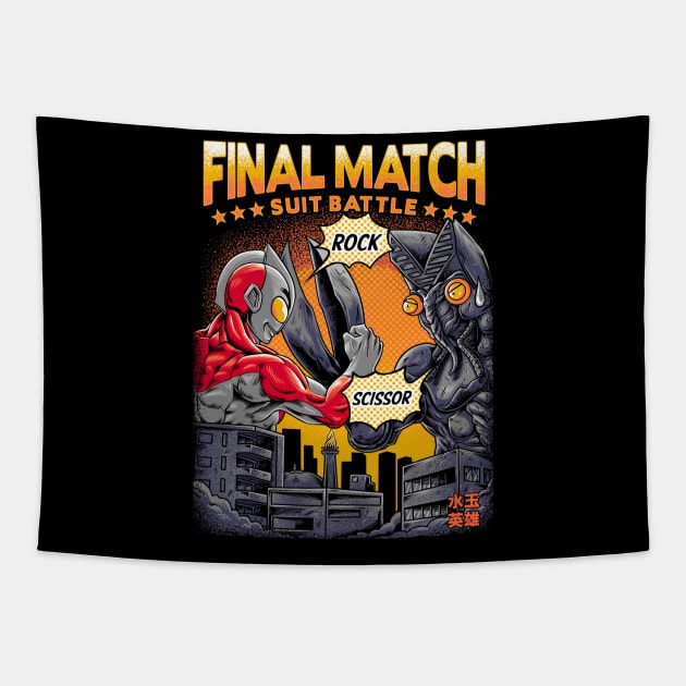 Final Match Suit Battle! Tapestry by polkadothero