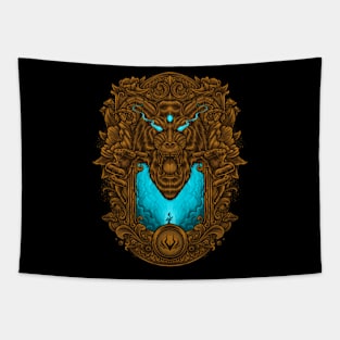 Mystical mandrill Tapestry