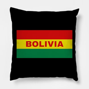 Bolivian Flag Colors Pillow