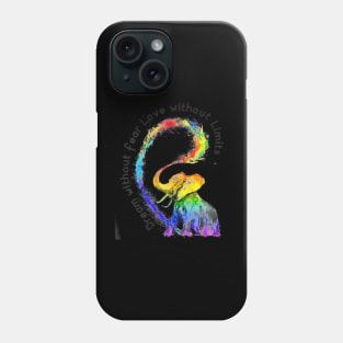 Dream Without Fear Love Without Limits Elephant LGBT Phone Case