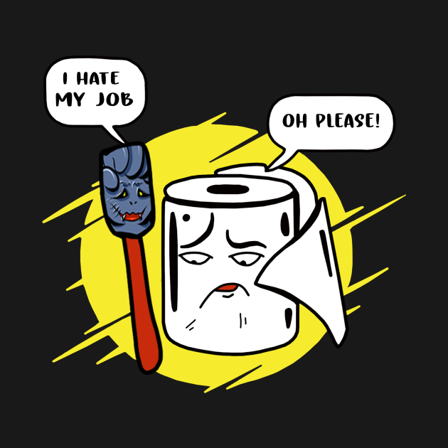 Funny Toothbrush Toilet Paper Humorous Conversation Funny Toothbrush