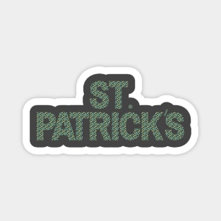 St Patrick's Day X Cacti Magnet