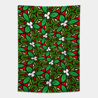 Colorful Glass Flower Pattern Tapestry